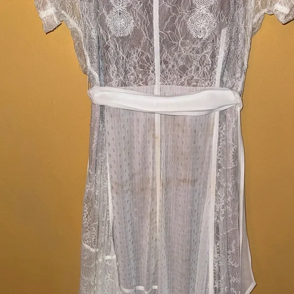 Byron Lars White Lace Dress 10 - Picture 11 of 13